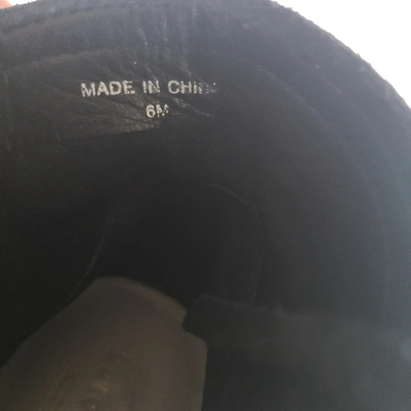 Kate Spade Beatsie women's  round toe Fringe Ankle boots black sz.6 - Picture 8 of 8